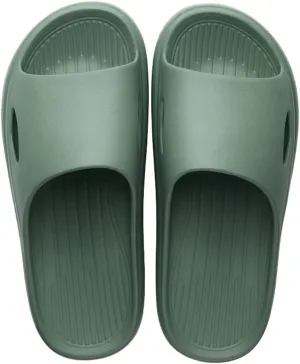 Rojeam Women & Men Shower Slippers Open Toe House Slides Bathroom Sandals