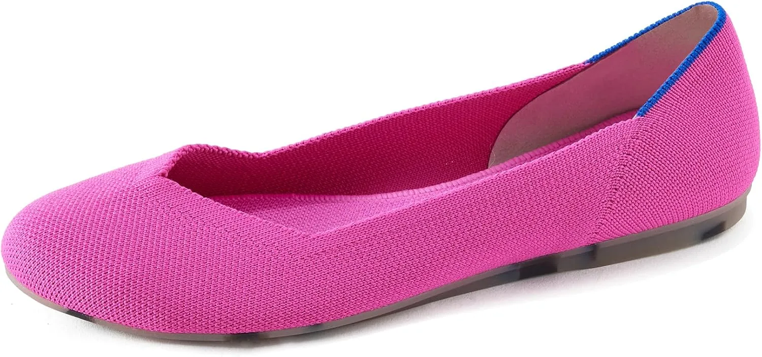 Rothy's The Flat Women's Slip-On Shoes, Classic Flats, Made from Recycled Plastic Bottles & Machine Washable
