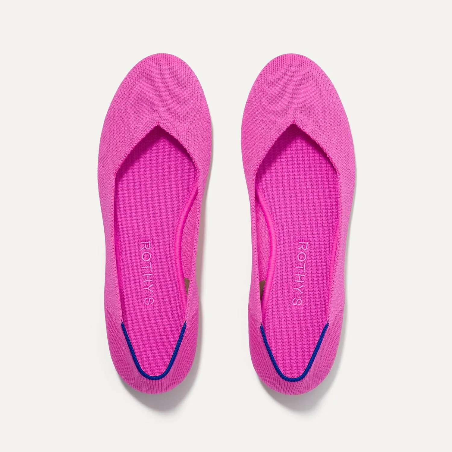 Rothy's The Flat Women's Slip-On Shoes, Classic Flats, Made from Recycled Plastic Bottles & Machine Washable