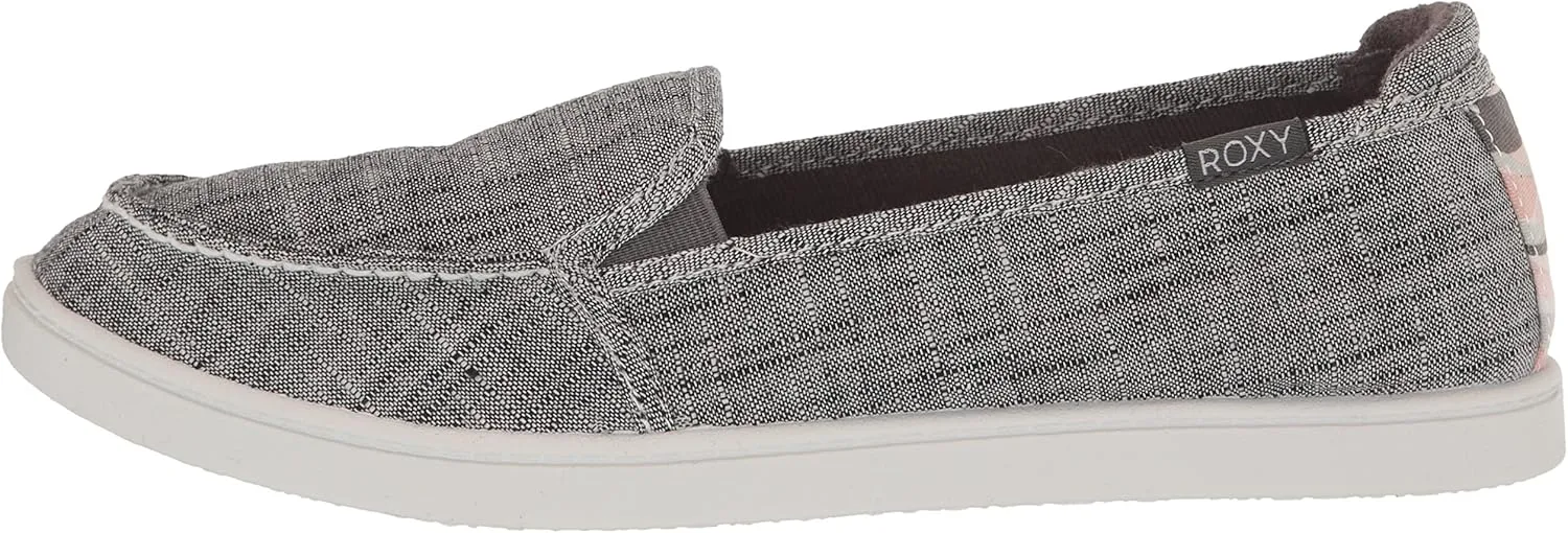 Roxy Women's Minnow Slip on Sneaker Shoe Loafer Flat