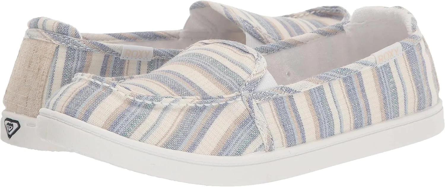 Roxy Women's Minnow Slip on Sneaker Shoe Loafer Flat