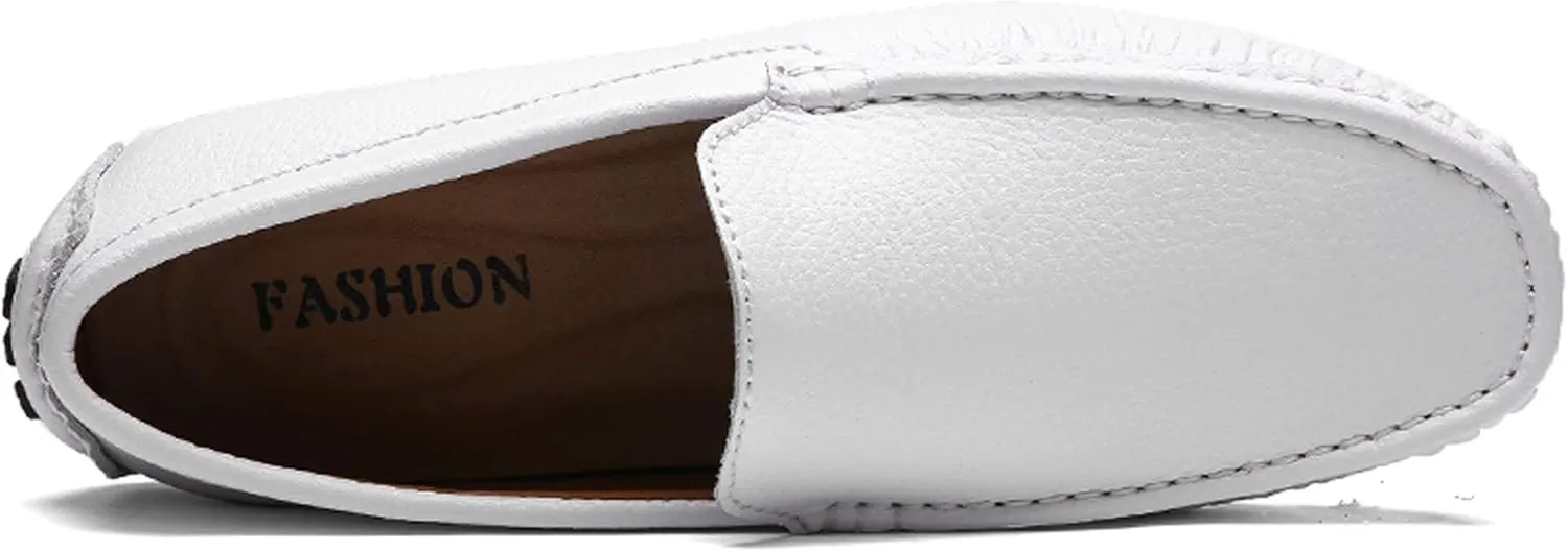 Santimon Mens Casual Loafer Slip-on Moccasin Boat Shoes Flat Driving Shoes