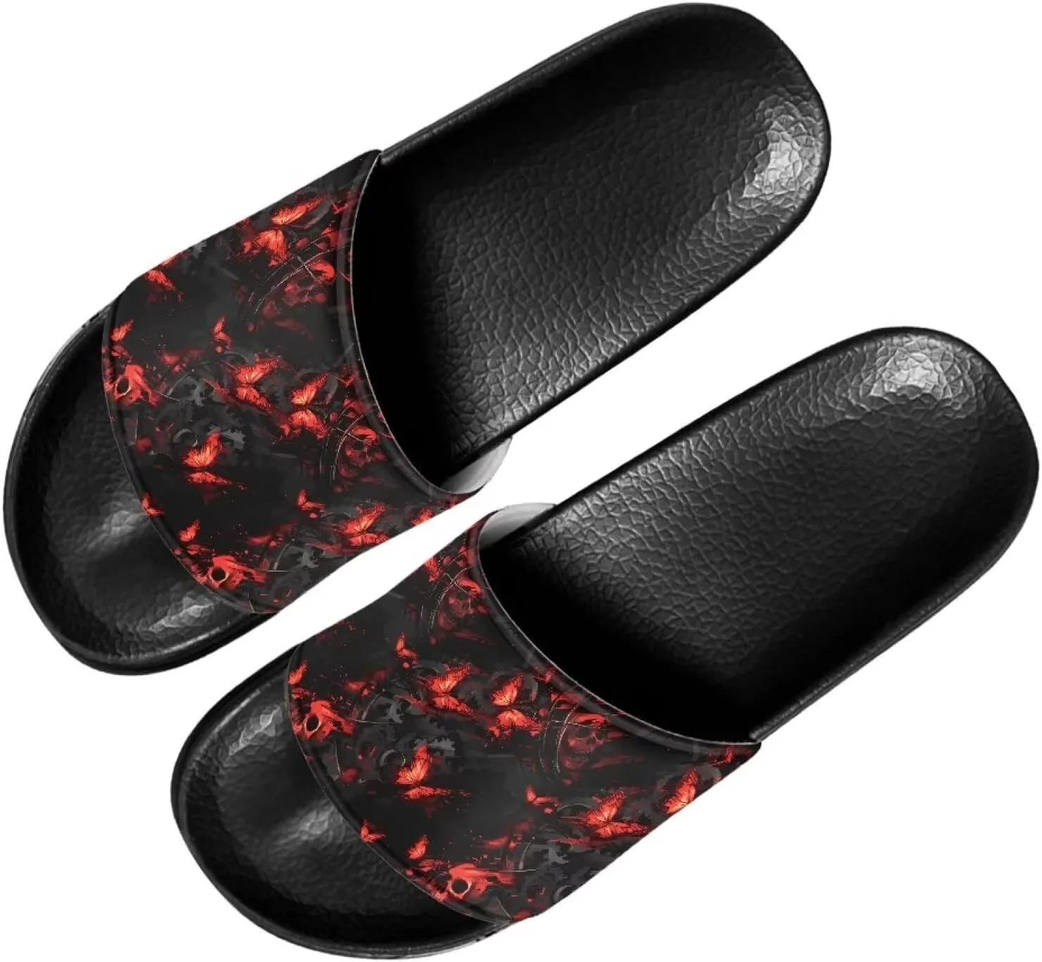 Semioury Lotus Summer Slippers for Women Turtle Travel Lightweight Cozy Soft Comfy Thick Shoes Beach Sandal Bathroom Slipper