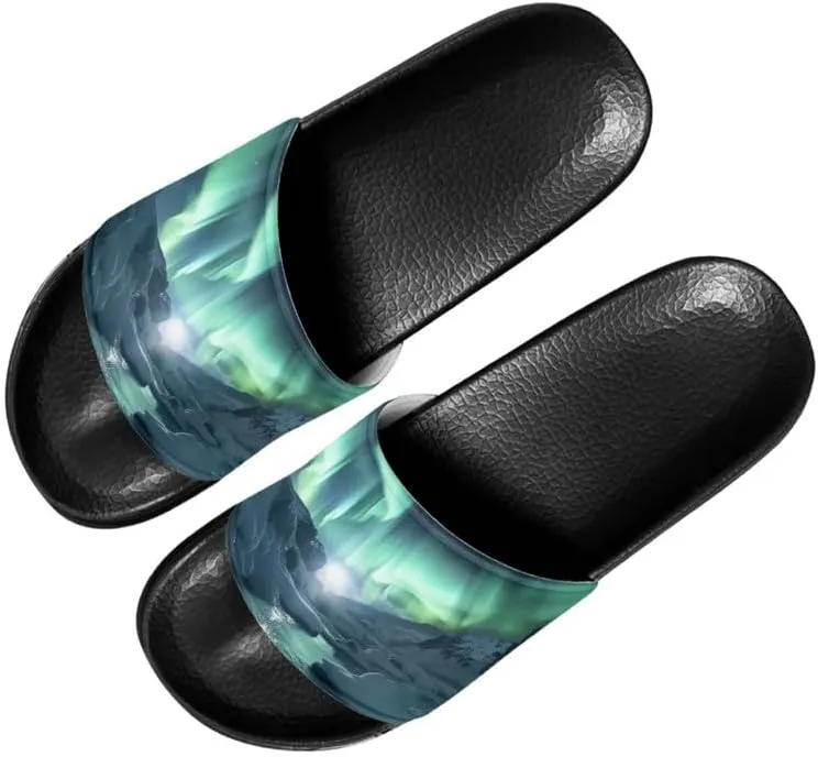 Semioury Sunflower Summer Open Toe House Shoes Halloween Butterfly LGBTQ Hotel Guest Indoor Home Beach Non Slip Sandal Quick