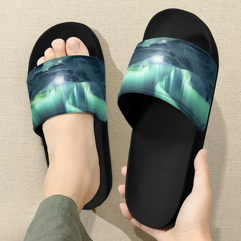 Semioury Sunflower Summer Open Toe House Shoes Halloween Butterfly LGBTQ Hotel Guest Indoor Home Beach Non Slip Sandal Quick