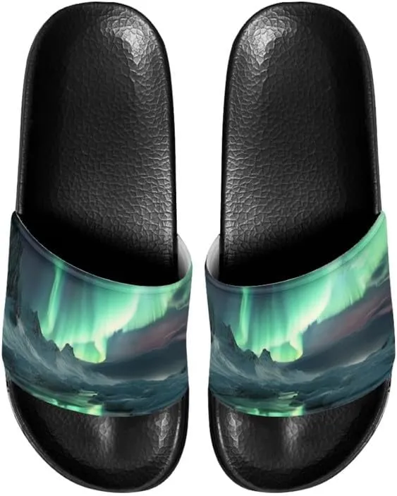Semioury Van Gogh Summer Slippers Skull Butterfly Moroccan Tiles Travel Soft Comfy Thick Shoes Beach Sandal Bathroom Slipper