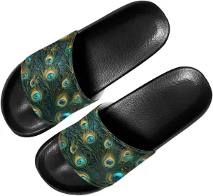 Semioury Van Gogh Summer Slippers Skull Butterfly Moroccan Tiles Travel Soft Comfy Thick Shoes Beach Sandal Bathroom Slipper
