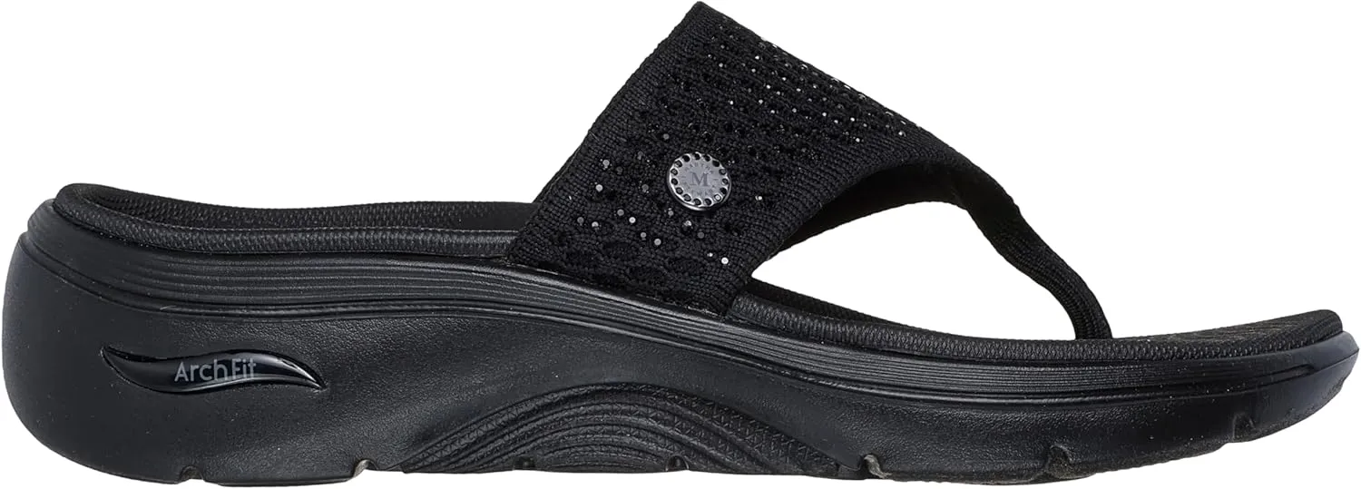 Skechers Women's 3pt Wedge Flip-Flop