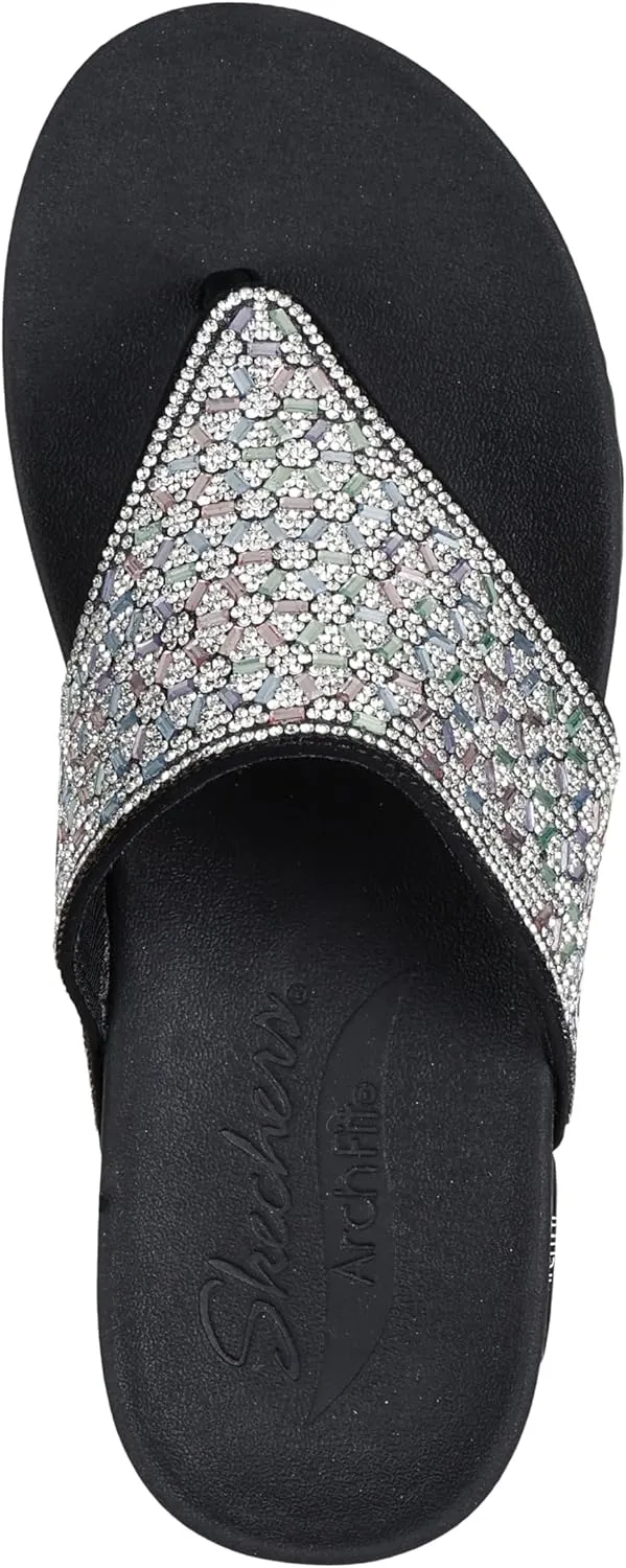 Skechers Women's Arch Fit Vinyasa-Glam Time Flip-Flop