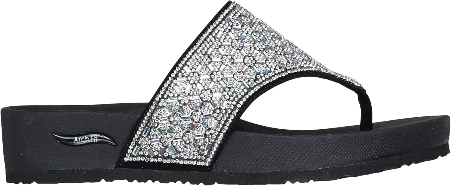 Skechers Women's Arch Fit Vinyasa-Glam Time Flip-Flop