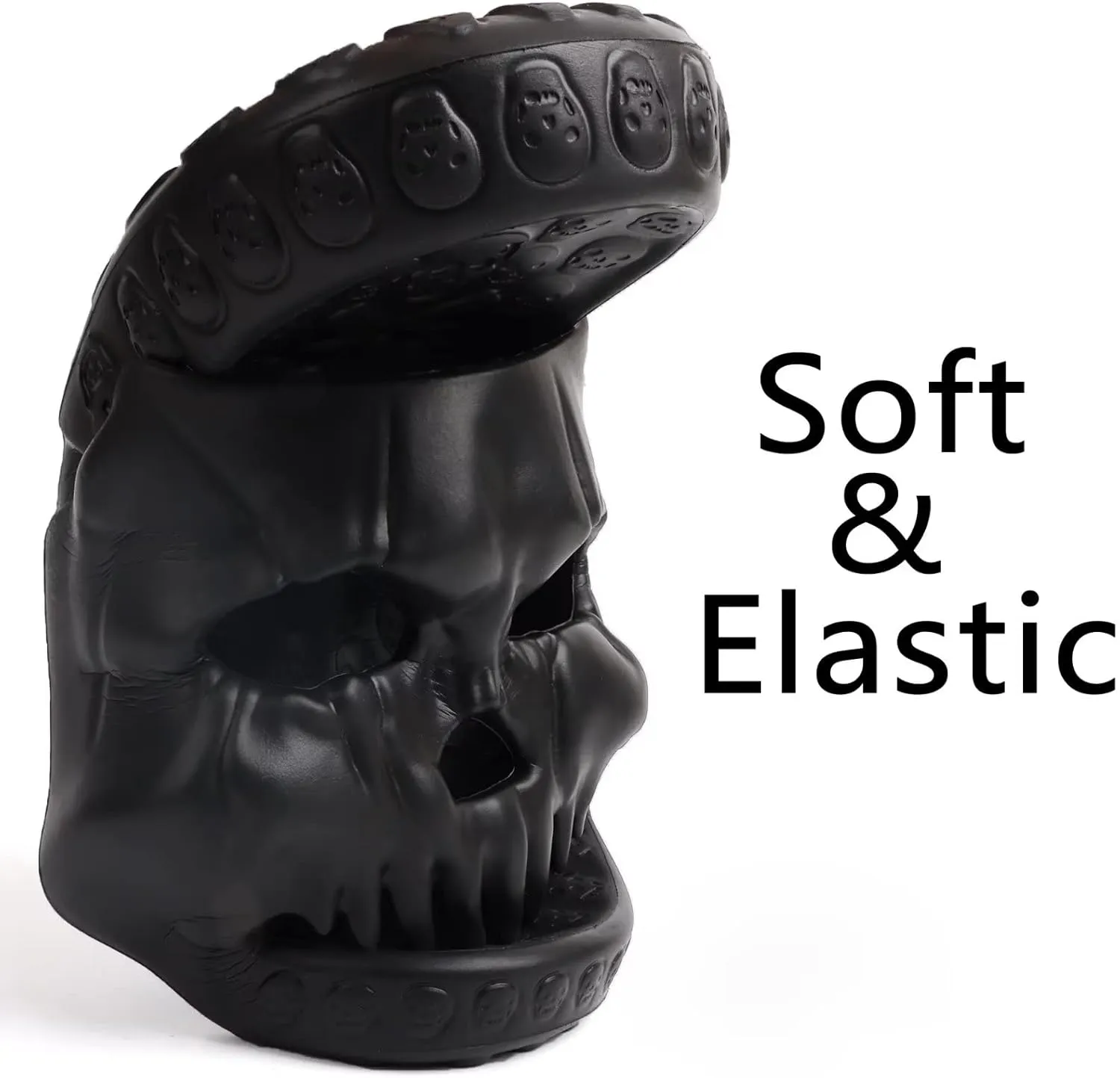 Skull Slides Sandals for Men Women,Non Slip Sport Cloud Cloudies Slides Slippers,Open Toe Slip on Comfy Beach Halloween Skull Slides Shower House Home Indoor Outdoor Thick Soft Shoes