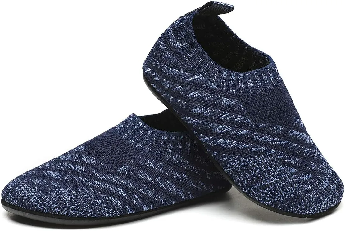 SLEVEL Comfort Toddler Slippers Lightweight Little Kids Indoor Non Slip Grip Around The House Home Shoes for Boys Girls