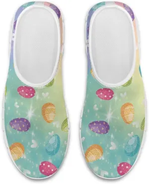 Slip On Walking Shoes for Women Casual Shoes Novelty Patterns Work Shoes