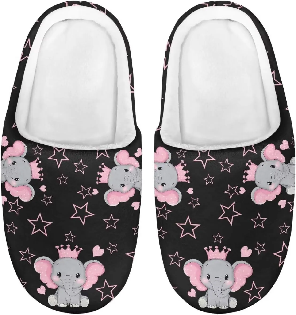 Slippers for Kids Anti-slip House Slippers Warm Plush Slippers Cozy Bedroom Slippers