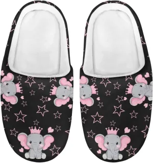 Slippers for Kids Anti-slip House Slippers Warm Plush Slippers Cozy Bedroom Slippers