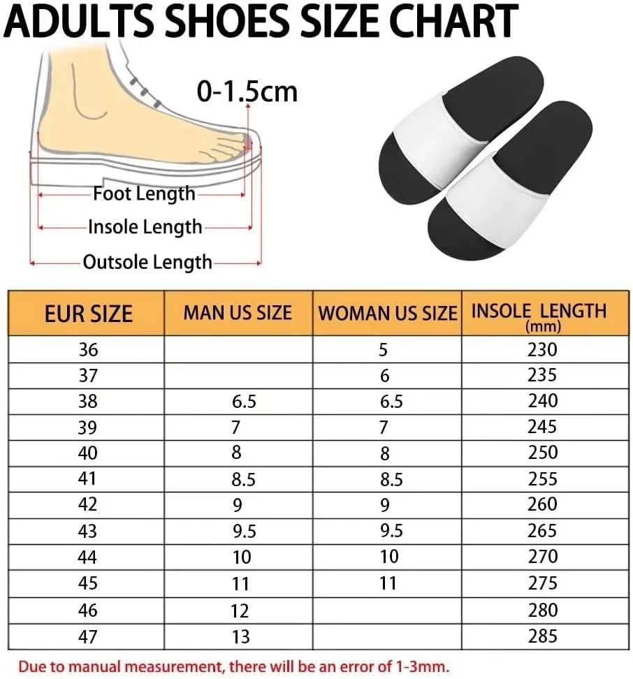 Slippers for Women Men, Anti Slip House Shoes Slides Slippers Casual Beach Sandals Summer Shoes