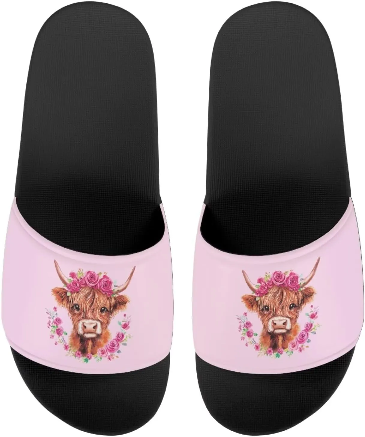 Slippers for Women Men, Anti Slip House Shoes Slides Slippers Casual Beach Sandals Summer Shoes