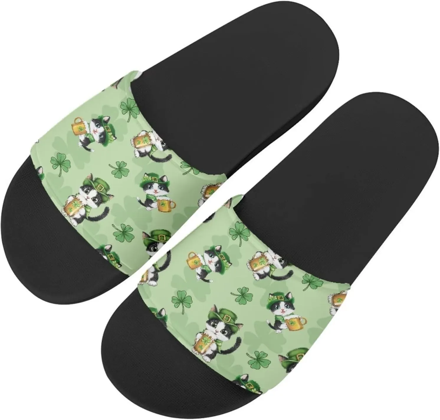 Slippers for Women Men, Anti Slip House Shoes Slides Slippers Casual Beach Sandals Summer Shoes