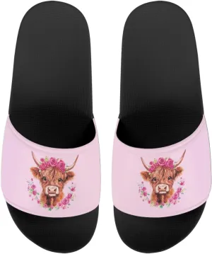Slippers for Women Men, Anti Slip House Shoes Slides Slippers Casual Beach Sandals Summer Shoes