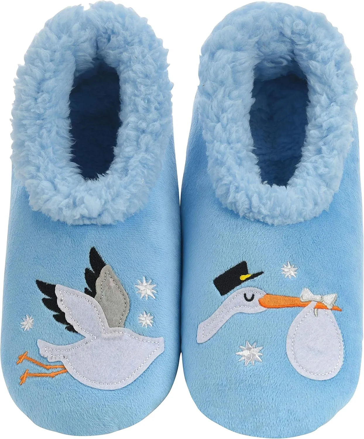 Snoozies Pairable Slipper Socks - Funny House Slippers for Women, Non-Slip Fuzzy Slipper Socks