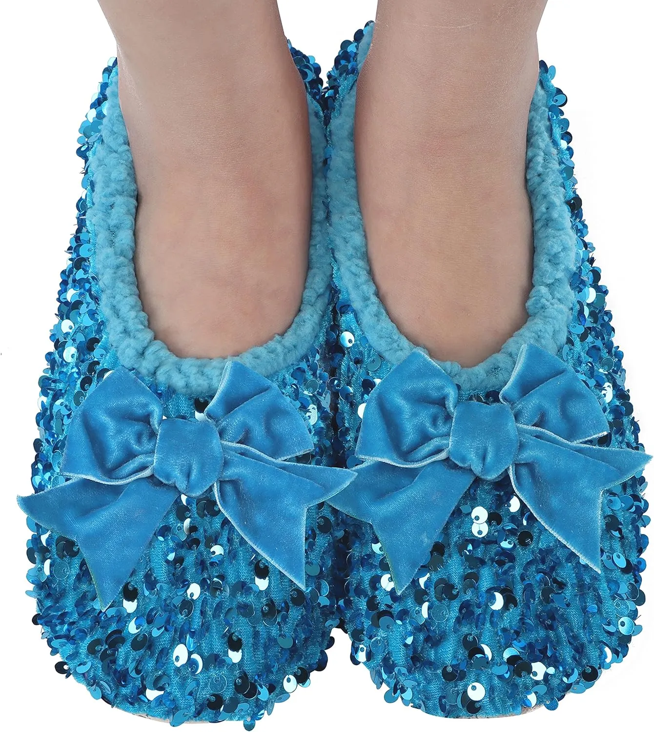 Snoozies Womens Glamour Bling Ballerina