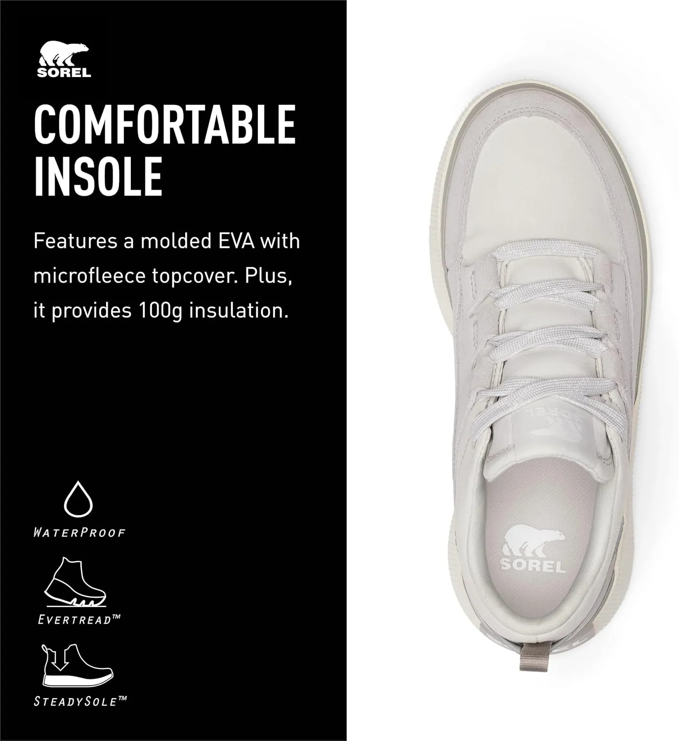 SOREL Women's Out N About lV Low Waterproof Sneaker