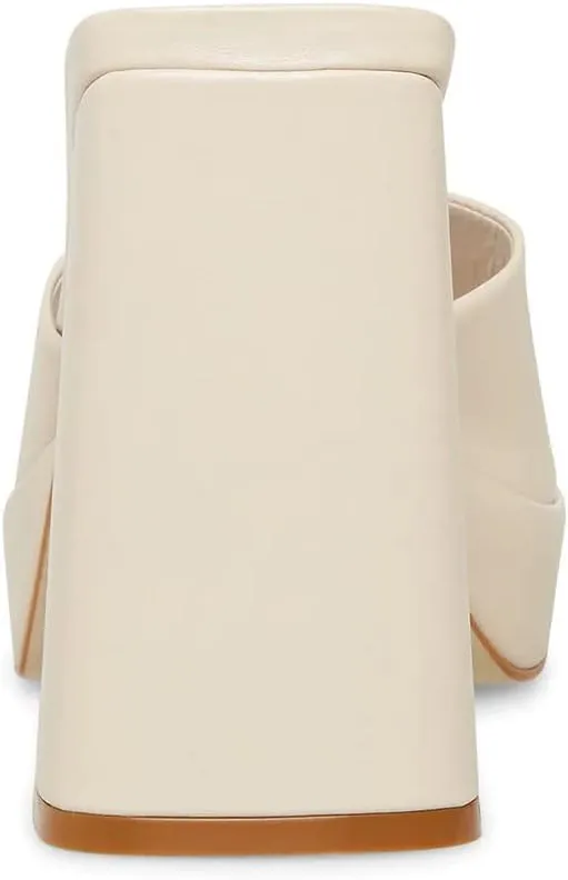 Steve Madden Cristo Platform Sandal Open Toe Chunky Heel Slip On Mule Pumps