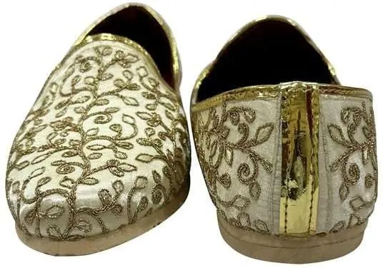 Stop n Style Punjabi Jutti for Men Sherwani Shoes Mens Loafers Dress Shoes Wedding Shoe Slip On