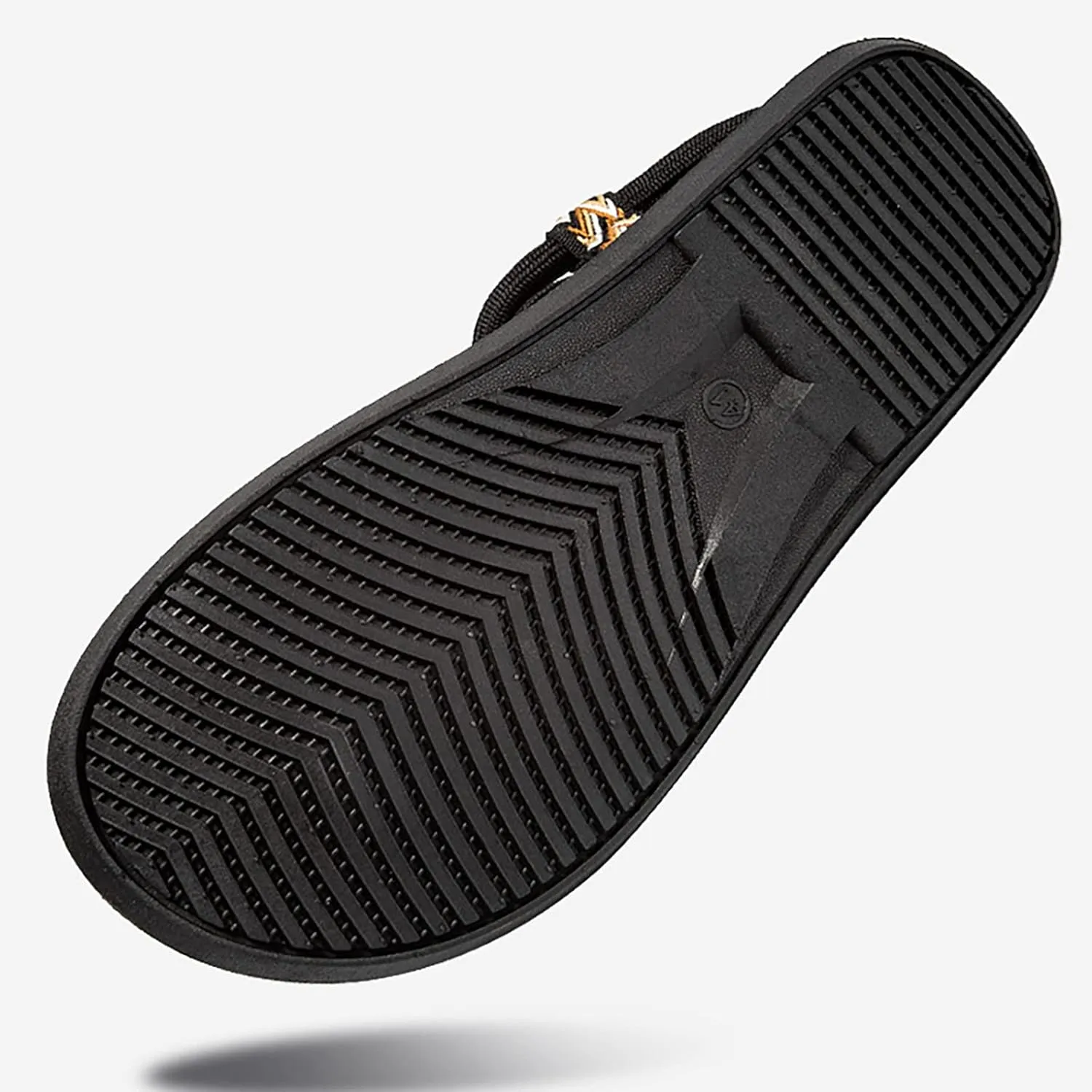 Summer Shoes Couple Men's Fashion Outerwear Rope Printed Herringbone Strap Sandal