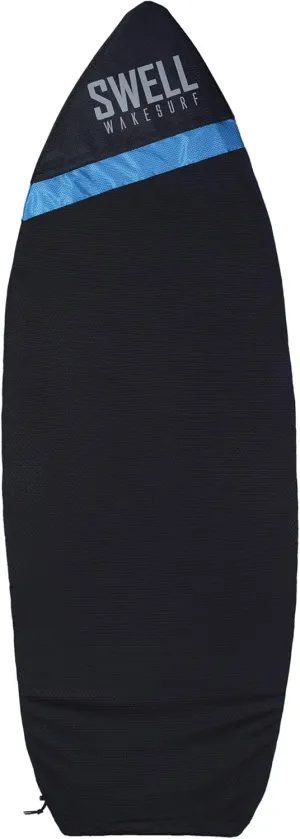 SWELL Wakesurf - Adjustable Length Wakesurf Board Sock with Padded Nose and Pocket - Wakeboard Cover - One Size Fits All Surfboard Bag