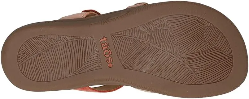 Taos Prize 4 Women's Walking Sandal - Stylish and Adjustable Three Strap Open Back Slide On Walking Sandal with Premium Arch Support and Cushioning for All Day Comfort