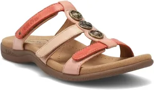 Taos Prize 4 Women's Walking Sandal - Stylish and Adjustable Three Strap Open Back Slide On Walking Sandal with Premium Arch Support and Cushioning for All Day Comfort