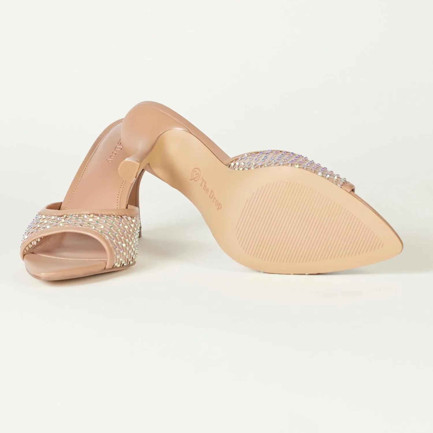 The Drop Women's Mandy Pointed-Toe Heeled Sandal