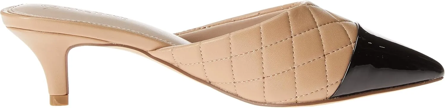 The Drop Women's Paulina Pointed-Toe Two-Tone Mule