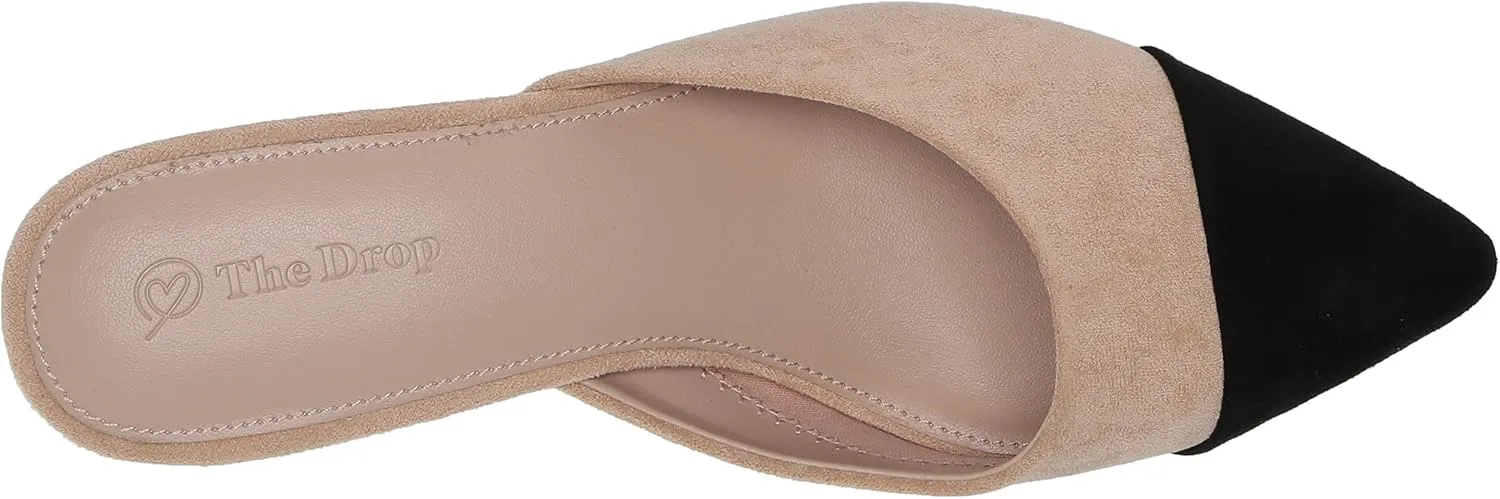 The Drop Women's Paulina Pointed-Toe Two-Tone Mule