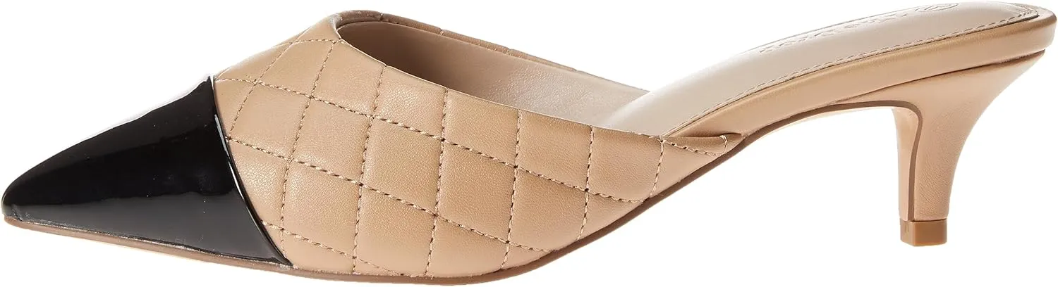 The Drop Women's Paulina Pointed-Toe Two-Tone Mule