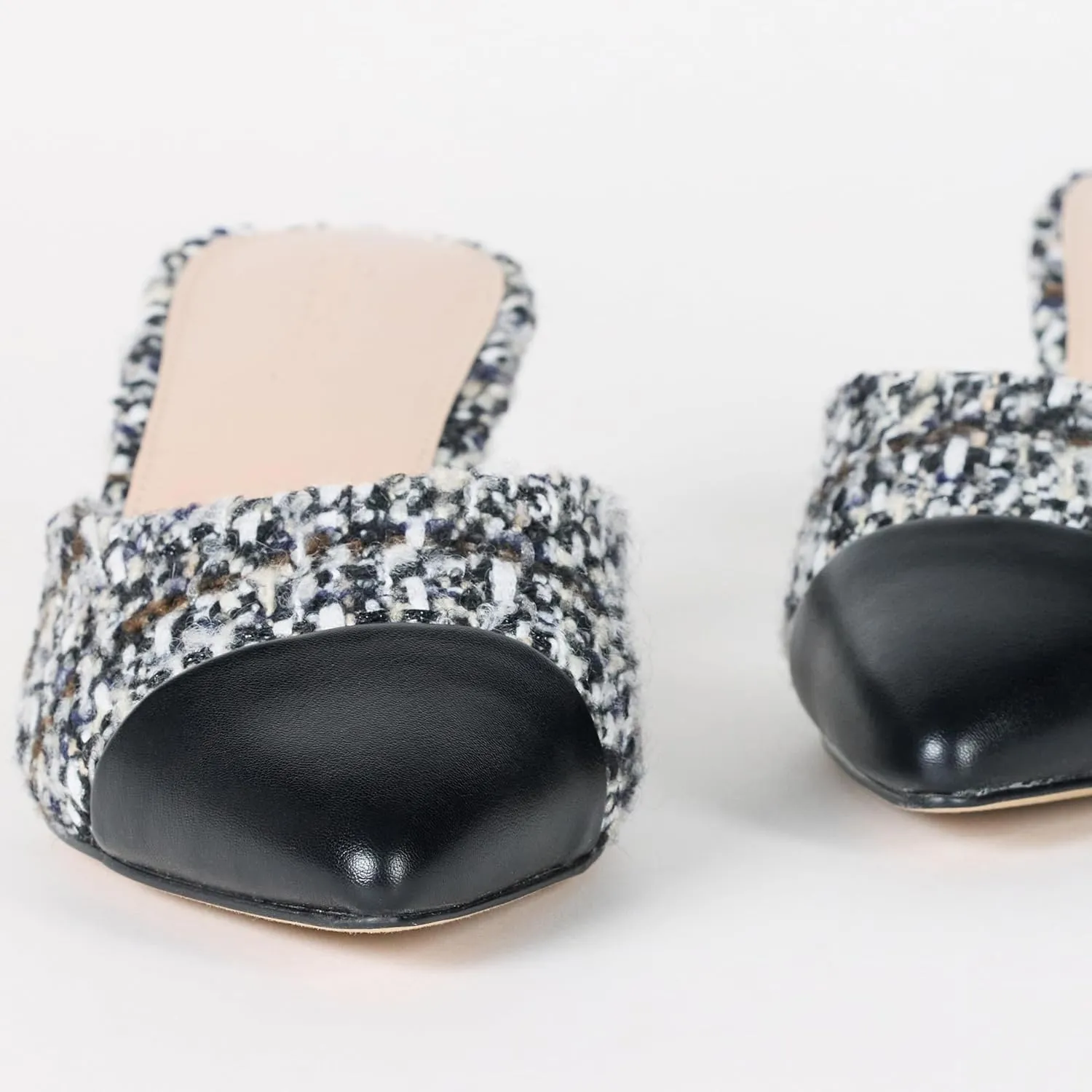 The Drop Women's Paulina Pointed-Toe Two-Tone Mule