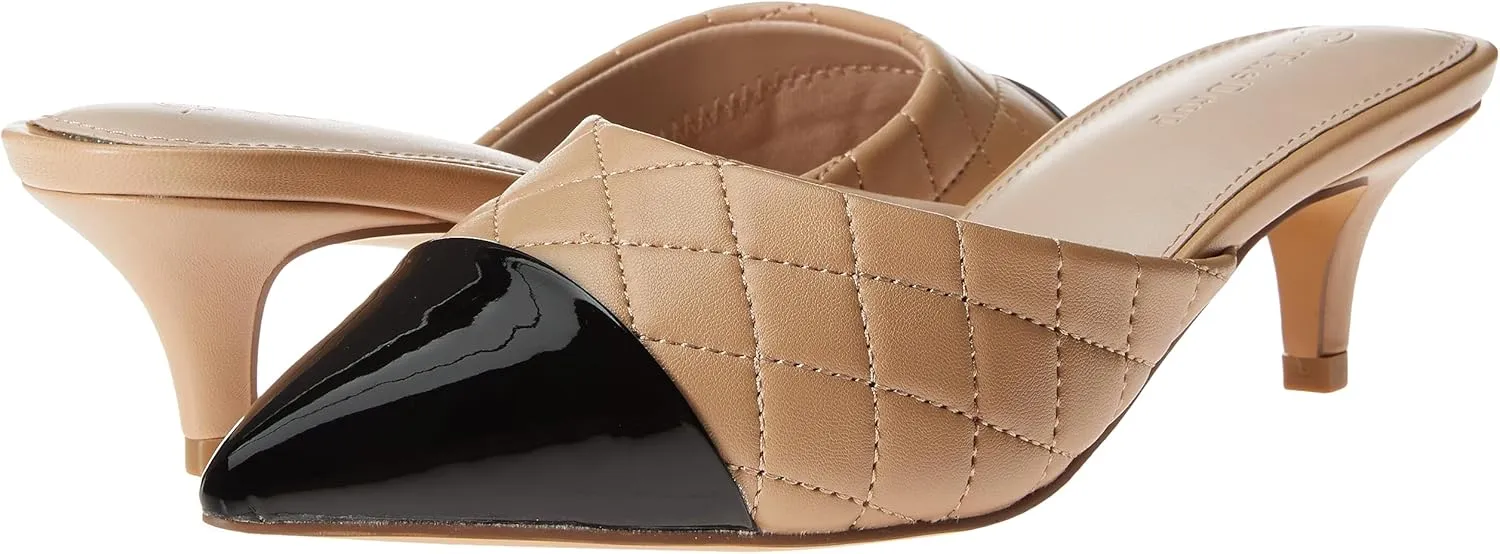 The Drop Women's Paulina Pointed-Toe Two-Tone Mule
