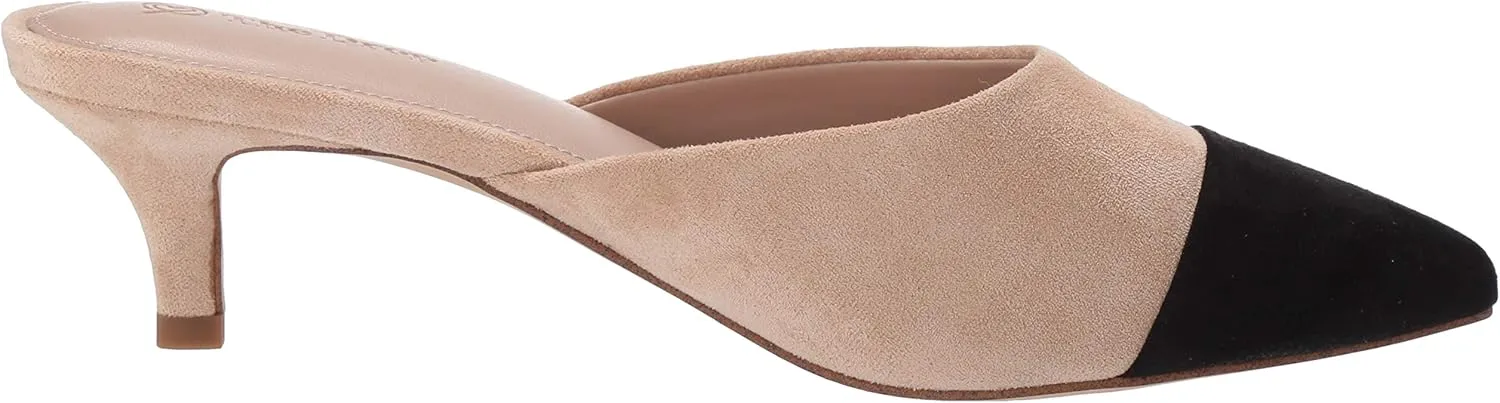The Drop Women's Paulina Pointed-Toe Two-Tone Mule