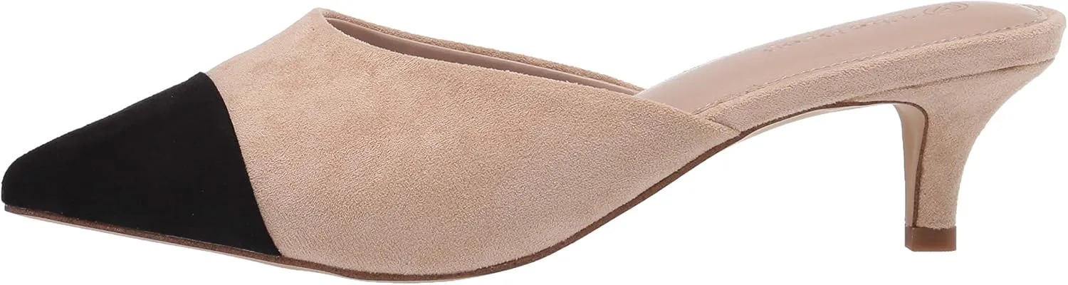 The Drop Women's Paulina Pointed-Toe Two-Tone Mule