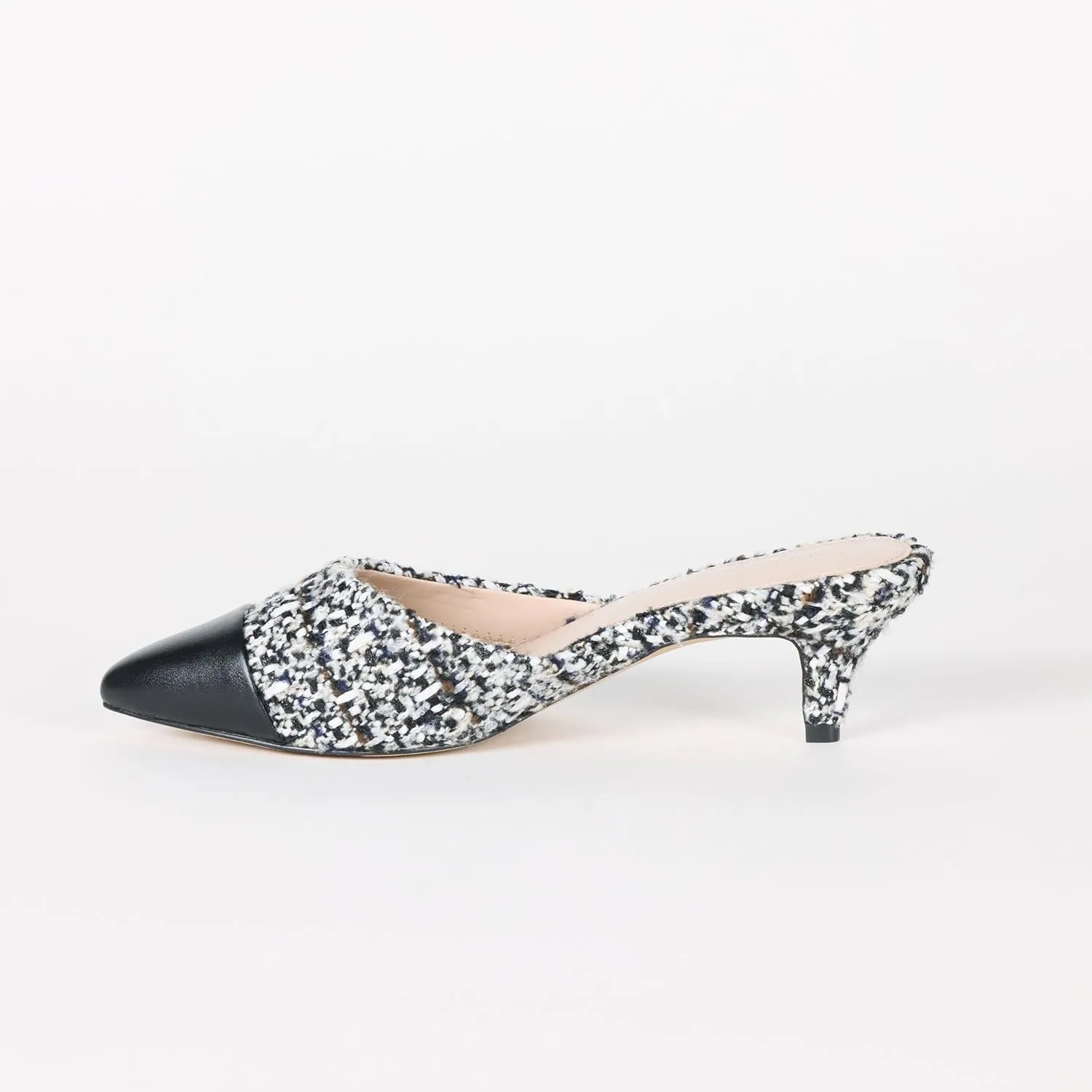 The Drop Women's Paulina Pointed-Toe Two-Tone Mule