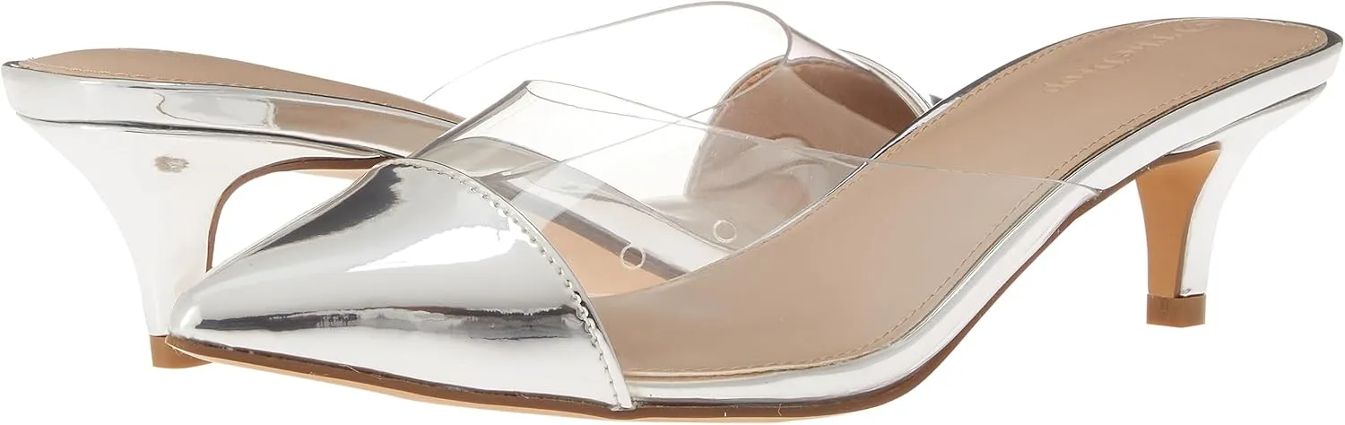 The Drop Women's Paulina Pointed-Toe Two-Tone Mule