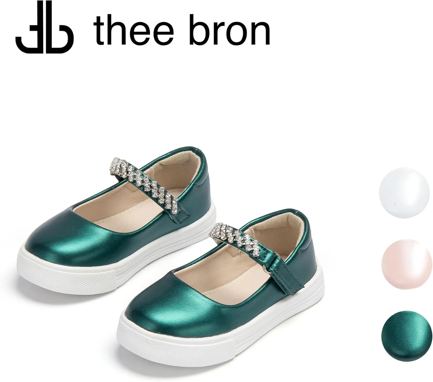 THEE BRON Toddler Shoes Girls Glitter Fashion Sneakers Sparkly Sequin Casual Shoes