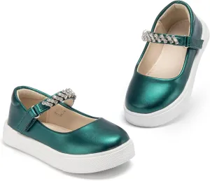THEE BRON Toddler Shoes Girls Glitter Fashion Sneakers Sparkly Sequin Casual Shoes