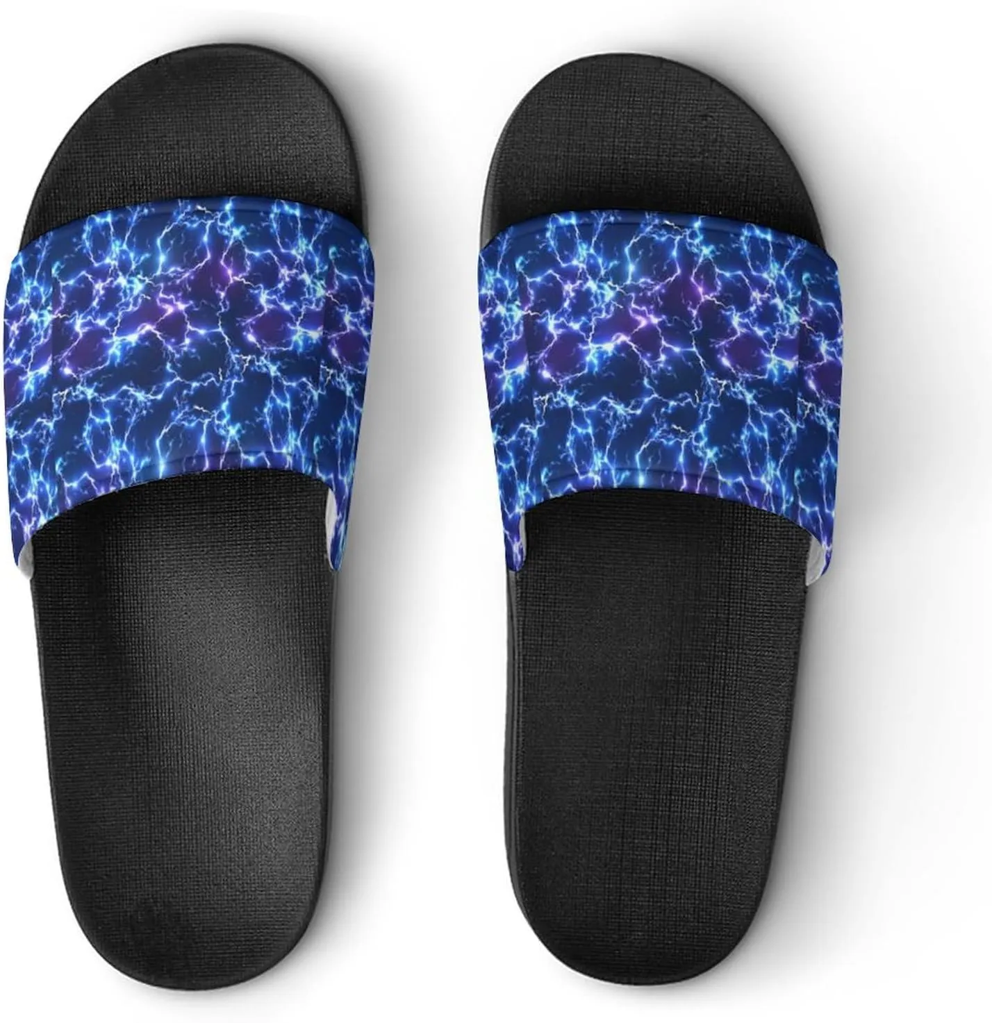 Thunder And Lightning Men's And Women's Outdoor Beach Slippers PVC Slippers Sandals Comfortable Shower Shoes