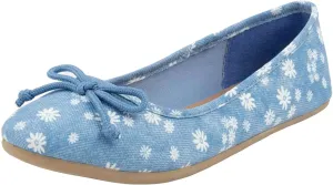 Toddler Girls FAE String Tie Slip-On Ballet Flat