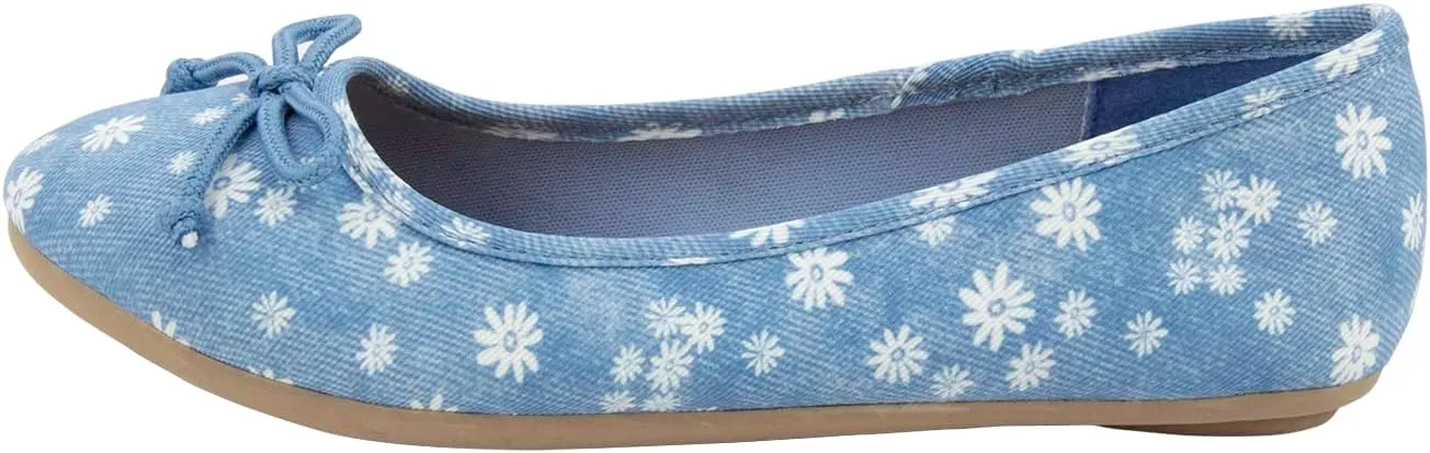 Toddler Girls FAE String Tie Slip-On Ballet Flat