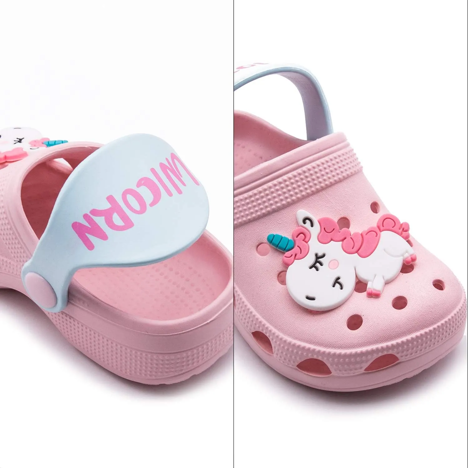 Toddler Little Kids Clogs Slippers Sandals, Non-Slip Girls Boys Clogs Slide Lightweight Garden Shoes Slip-on Beach Pool Shower Slippers