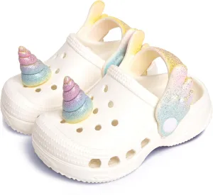 Toddler Little Kids Clogs Slippers Sandals, Non-Slip Girls Boys Clogs Slide Lightweight Garden Shoes Slip-on Beach Pool Shower Slippers