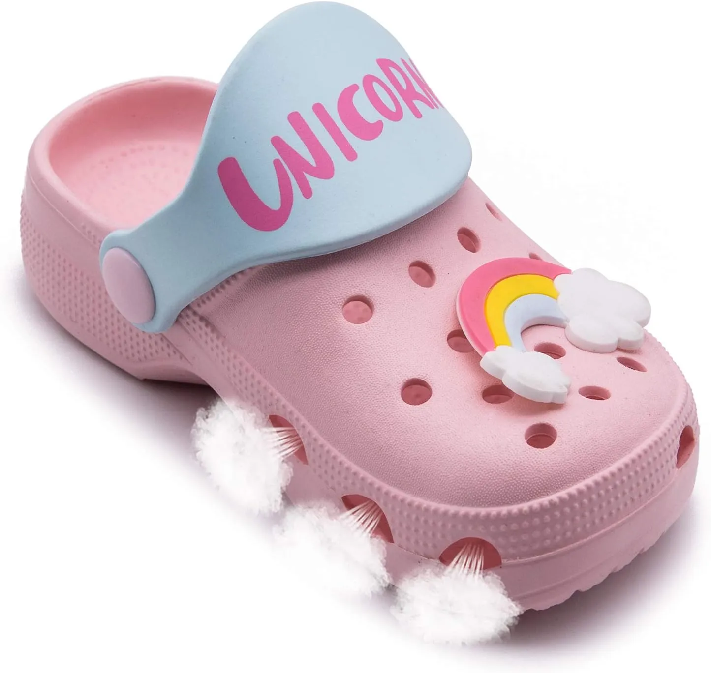 Toddler Little Kids Clogs Slippers Sandals, Non-Slip Girls Boys Clogs Slide Lightweight Garden Shoes Slip-on Beach Pool Shower Slippers